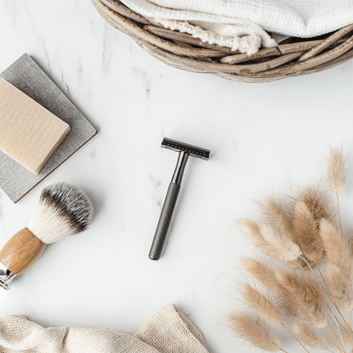 Metal Safety Razor - Matt Black | Shoreline Shaving | Life Before Plastic